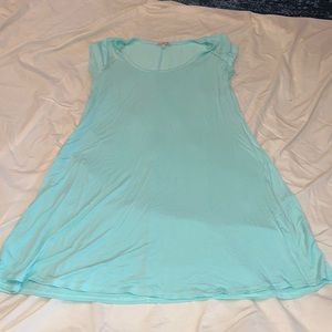 Charlotte ruse size small teal T-shirt dress